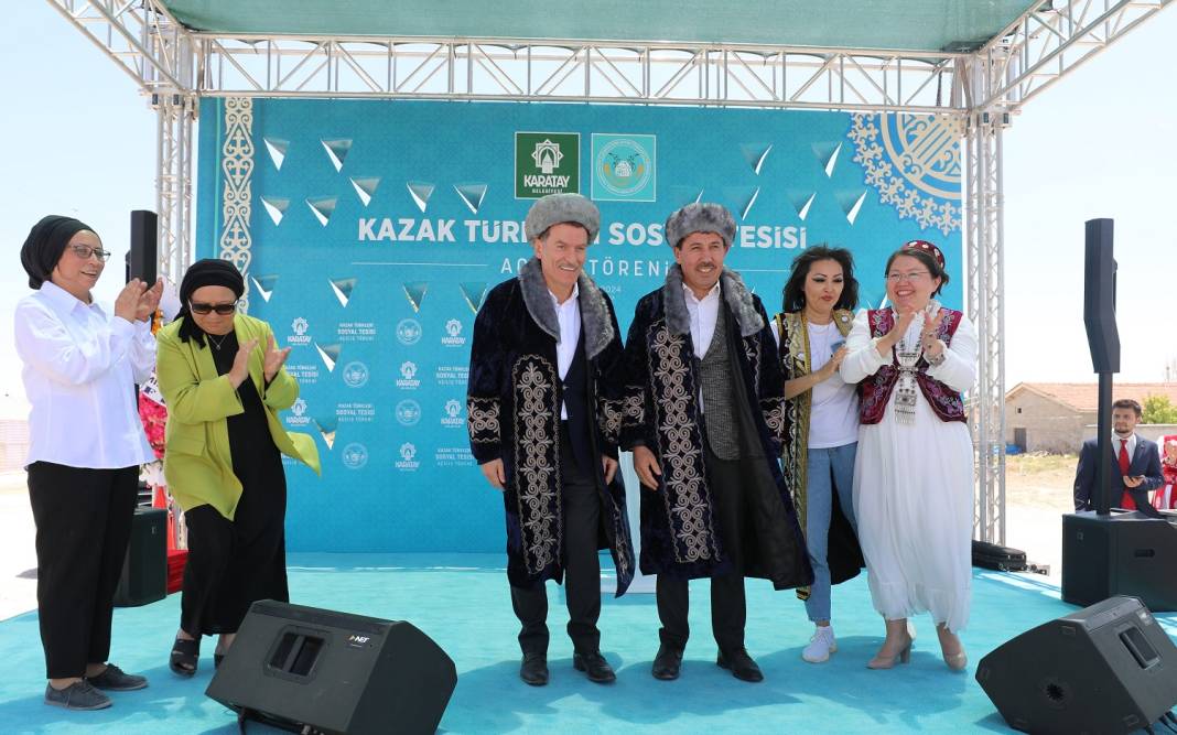 Karatay’da Kazak Türkleri için sosyal tesis açıldı 6
